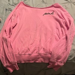 Pink crewneck sweater